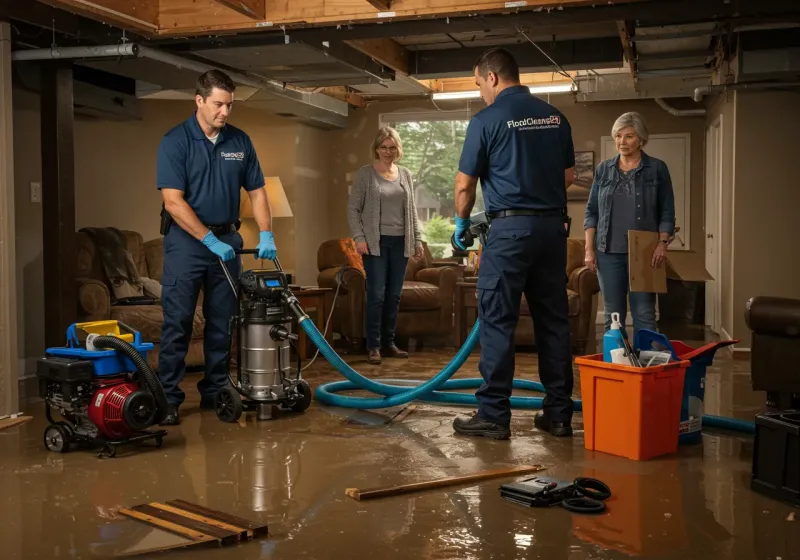 Basement Water Extraction and Removal Techniques process in Vernon, AL